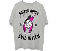 Disney Snow White Evil Witch Poison Apple T Shirt In Grey Grey