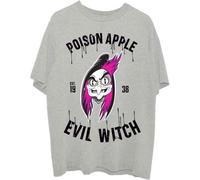Disney Snow White Evil Witch Poison Apple T-Shirt in Grey | Size: Large Disney Grey L
