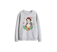 Disney Snow White Fairest Of Them All Kids Sweat, Athletic Heather in Light Grey | Size: 5-6 Years Disney Light Grey 5-6 Years