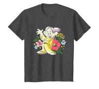 Disney Snow White Greetings From Dopey T-Shirt, Youth, Dark Heather Grey, Medium