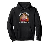 Disney Snow White Grumpy I Had Fun Once It Was Awful Pullover Hoodie