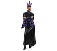 Disney Snow White Live Action Evil Queen Costume, Official Snow White Costume Outfit with Crown