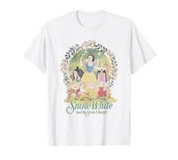 Disney Snow White Main Cast Flower Ring T-Shirt