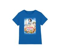 Disney Snow White Modern Movie Poster kids t-shirt in Royal | Size: 3-4 Years Disney Royal 3-4 Years