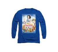 Disney Snow White Modern Movie Poster Long Sleeve T-Shirt, Royal | Size: 2XL Disney Royal 2XL