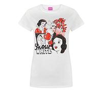 Vanilla Underground Disney Womens White Disney Princess Short Sleeved T-Shirt (Large)