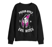 Disney Snow White Poison Apple, Evil Witch Est. 1938 Kids Sweatshirt, Black, 12-13