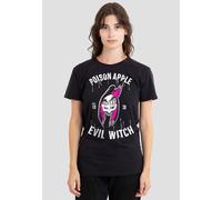 Disney Women's Snow White Poison Apple, Evil Witch Est. 1938 T-Shirt, Black | Size: Small Disney Black S