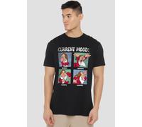 Disney Snow White & The 7 Dwarfs Father's Day Current Mood Grumpy Dad T-Shirt, Black Black