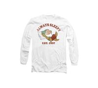 Disney Snow White & The 7 Dwarfs Father's Day Sleepy Dad 1937 Long Sleeve T-Shirt, White White L