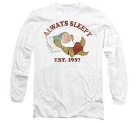 Disney Snow White & The 7 Dwarfs Father's Day Sleepy Dad 1937 Unisex Long Sleeve T Shirt, M