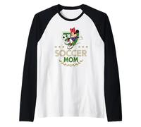 Disney Soccer Mom Sports Minnie Mouse Mother's Day Tee Raglan Baseball Tee