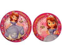 Disney Sofia Princess Sofia The First 8 Paper Plates 23 cm + 8 Paper Plates 20 cm for Birthday Party