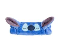 Disney Soft Fabric Stitch Makeup Headband | Headband for Skincare, Make Up and Face Cleansing | Women's and Girls Accessories with 3D Ears | Officially Licensed [3235 Blue 3D]