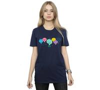 Disney Womens/Ladies Soul 22 Meh Cotton Boyfriend T-Shirt - Navy Blue - M - Navy Blue