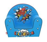 Disney Spider-Man Foam Armchair, Toddler Sofa Chair, Soft Foam Seat, Lightweight & Comfortable (Blue)