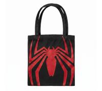 Disney Spiderman Canvas Shopping Tote Bag for Travel, Everyday wear and School