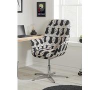Disney Spiderman Egg Swivel Chair Blk/white