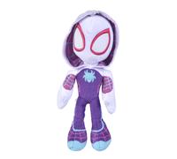 Disney Spiderverse Ghost Spider Action Figure Soft Toy with Glow in the Dark Eyes, Multicolor, One Size, 25 cm