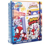 Disney Spidey and Friends - Creative Sticker & Stencil Colouring Set - Fun Activity Book for Kids Age 3+ (SP24356)