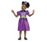 Disney Spooky Witch Minnie Mouse Fancy Dress for Kids & Toddlers, Official by Disguise, Adorable Spooky Design Perfect for Halloween, Includes Witch Hat Minnie Headband, in Size 2 & 3-4 Years