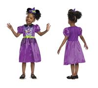 Disney Spooky Witch Minnie Mouse Fancy Dress for Kids & Toddlers, Official by Disguise, Adorable Witch Design Perfect for Halloween, Includes Witch Hat Minnie Headband, For 3-4 Years