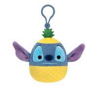 Disney Squishmallows Stitch Pineapple Plush Clip-On, 8.9 cm