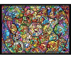 Disney Stained Art Jigsaw Puzzle[500p] All Stars Stained Glass (D500-457) by Disney