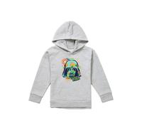 Disney Star Wars 90S Vader Youth Kids Pull-Over Hoodie, Athletic Heather in Grey | Size: 7-8 Years Disney Grey 7-8 Years