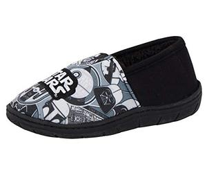 Disney Star Wars Boys Slippers Grey 1 UK