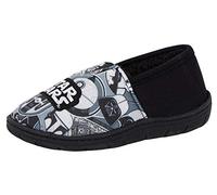 Disney Star Wars Boys Slippers in Black and White
