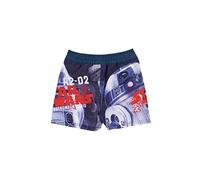 Disney Star Wars Boys' Swimming Shorts, Swimsuit, Boxer Shorts, Surf Swim Shorts for Boys, Storm Trooper and R2D2 Design, Sizes 4 to 10 Years, blue, 4 Years