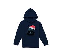 Disney Star Wars Christmas Darth Vader Santa Youth Kids Pull-Over Hoodie, Navy | Size: 9-11 Years Disney Navy 9-11 Years