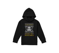 Disney Star Wars Crush The Resistance This Christmas Youth Kids Pull-Over Hoodie, Black | Size: 5-6 Years Disney Black 5-6 Years
