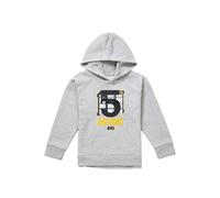 Disney Star Wars Darth Vader 5Th Birthday Space Youth Kids Pull-Over Hoodie, Athletic Heather in Grey | Size: 9-11 Years Disney Grey 9-11 Years