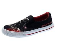 Disney Star Wars Flat Canvas Trainers Darth Vader Black UK 8
