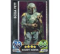 Disney Star Wars Force Attax The Force Awakens Mirror Foil Boba Fett Trading Card (177)