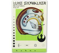 Disney Star Wars Luke Skywalker Embossed Metal Sign | Iconic Star Wars Wall Decor for Movie Room or Man Cave