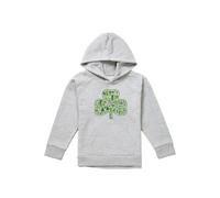 Disney Star Wars St Patrick'S Day Clover Icons Youth Kids Pull-Over Hoodie, Athletic Heather in Grey | Size: 9-11 Years Disney Grey 9-11 Years