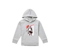 Disney Star Wars Stormtrooper Manga Youth Kids Pull-Over Hoodie, Athletic Heather in Grey | Size: 7-8 Years Disney Grey 7-8 Years
