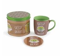 Disney Star Wars, The Mandalorian, Baby Yoda Mug, Coaster & Tin Set, Gift