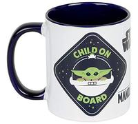 Disney Star Wars The Mandalorian (Child on Board) Blue Coloured Inner Tea and Coffee Mug