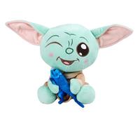 Disney Star Wars The Mandalorian & Grogu with Lizard 25 cm - Cuddly Toy Collectible Character for Playing and Collecting, Soft Fabric, Detailed Design, Fan Item for Children and Fans, from 0 Months