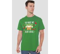 Disney Star Wars You Make My Heart Grogu T-Shirt, Kelly Green | Size: Medium Disney Green M