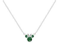 Disney Necklace Minnie Mouse CZ May Birthstone 0.7×0.7 cm, 40–45 cm