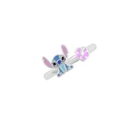 Disney Girls Sterling Silver Blue Stitch and Pink Flower Ring D900020SL.PH