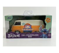 Disney Stitch 1961 Volkswagen Bus Surf Shack 12 cm Length Jada 253072003 36144