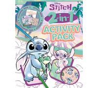 Disney Stitch: 2-in-1 Activity Pack (Colouring book, activity book, 4 colouring pens and stickers)