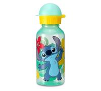 Disney Stitch 370ml Small Kids Water Bottle with Leakproof Flip Top Lid