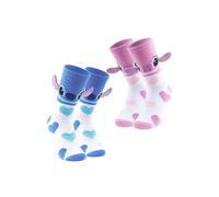 Disney Stitch 3D Fluffy Socks Pack Of 2 Multi